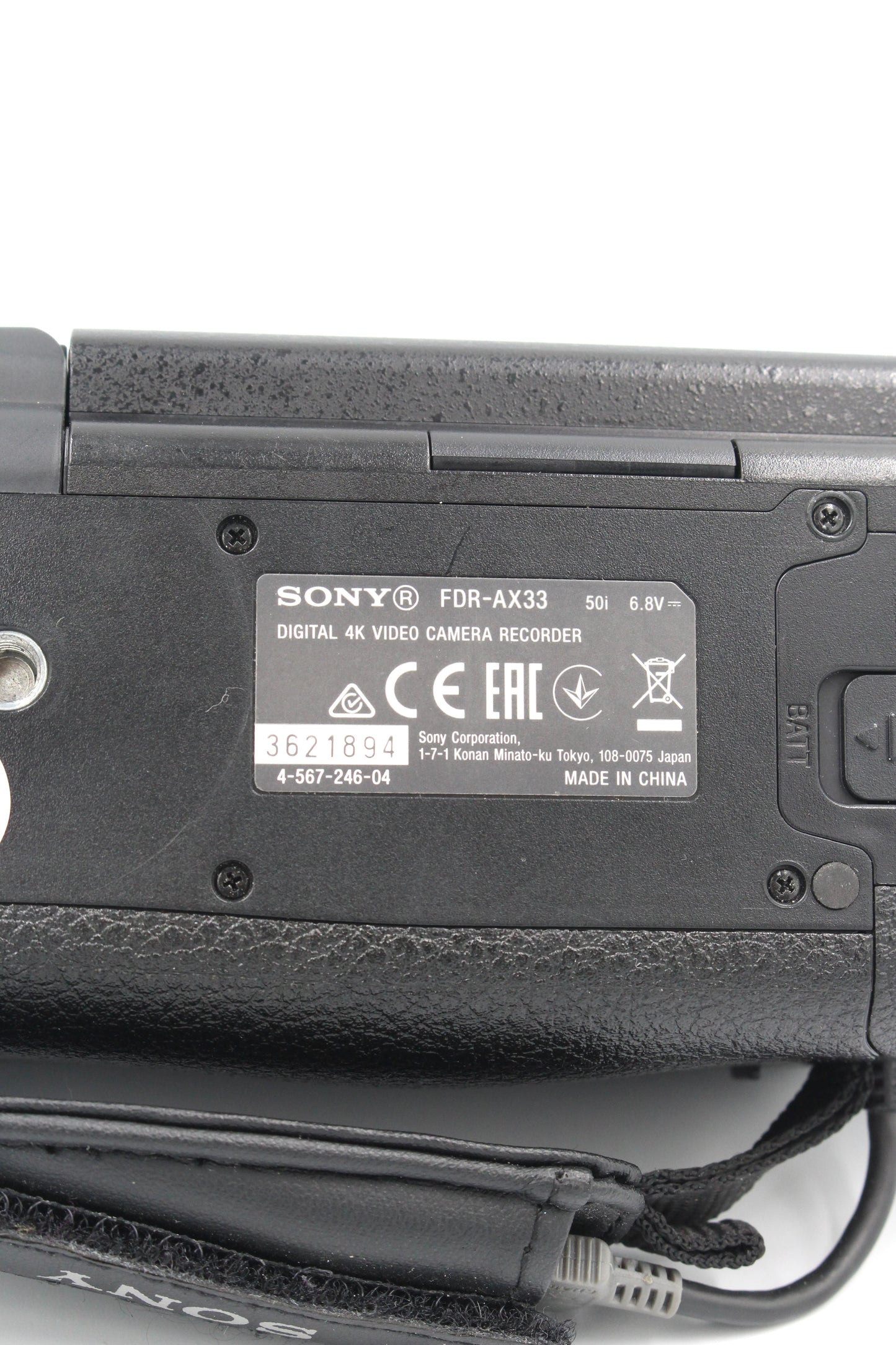 Sony FDR-AX33 Digital Video 4K Camcorder Camera