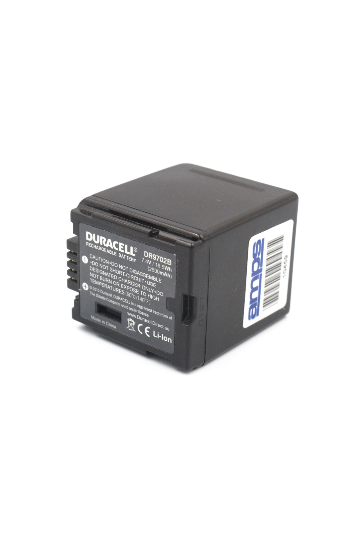 Panasonic DR9702B Replacement Battery Unit 7.4 V, 2100 mAh For HMC150 - Duracell
