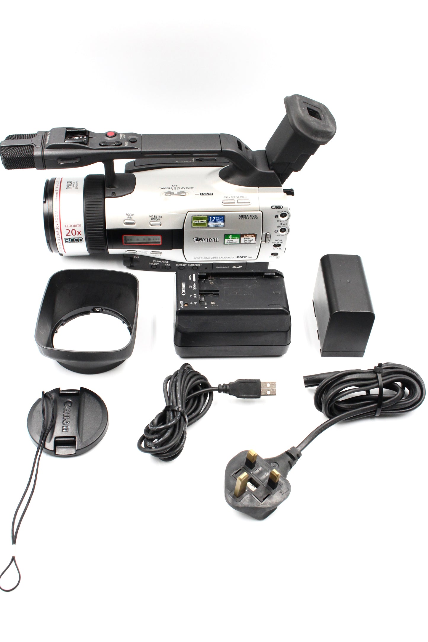 Canon DM-XM2 20X Optical Zoom MiniDV Digital Video Camera Camcorder