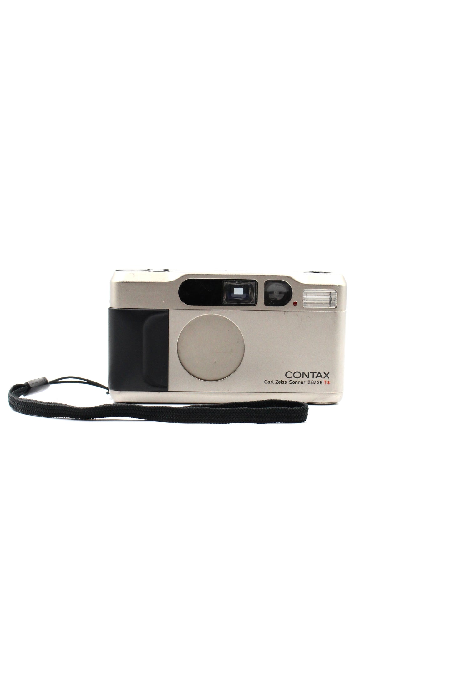 Contax T2 Titan 35mm Point and Shoot Silver Film Camera - With Data Back