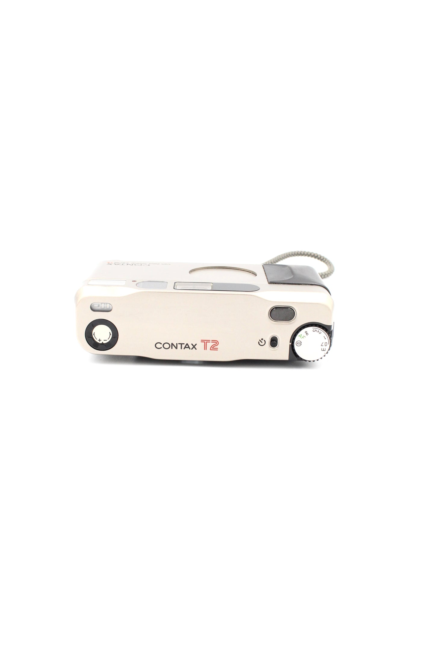Contax T2 Titan 35mm Point and Shoot Silver Film Camera - With Data Back Excellent