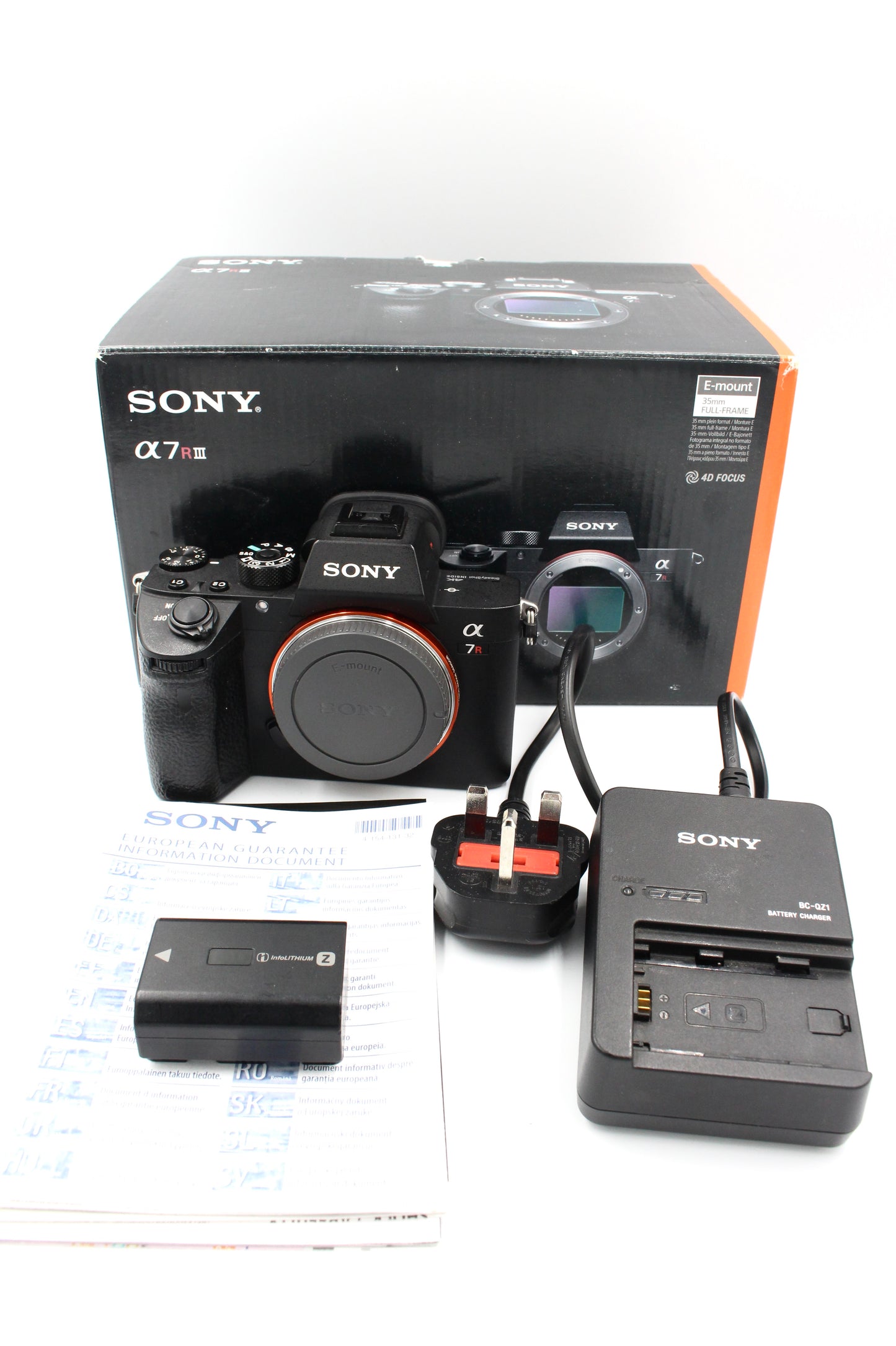 Sony A7R III (ILCE-7RM3) Full Frame Mirrorless Camera Body