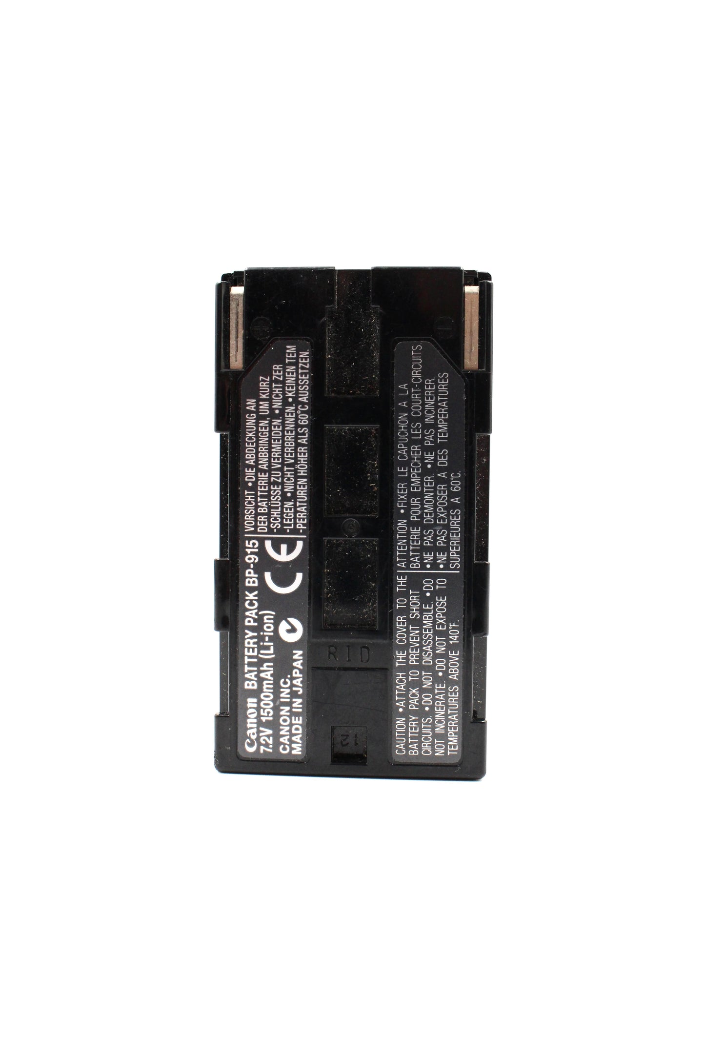 Canon BP-915 Replacement Battery Unit 7.2V 1500 mAh For XM2 XM1
