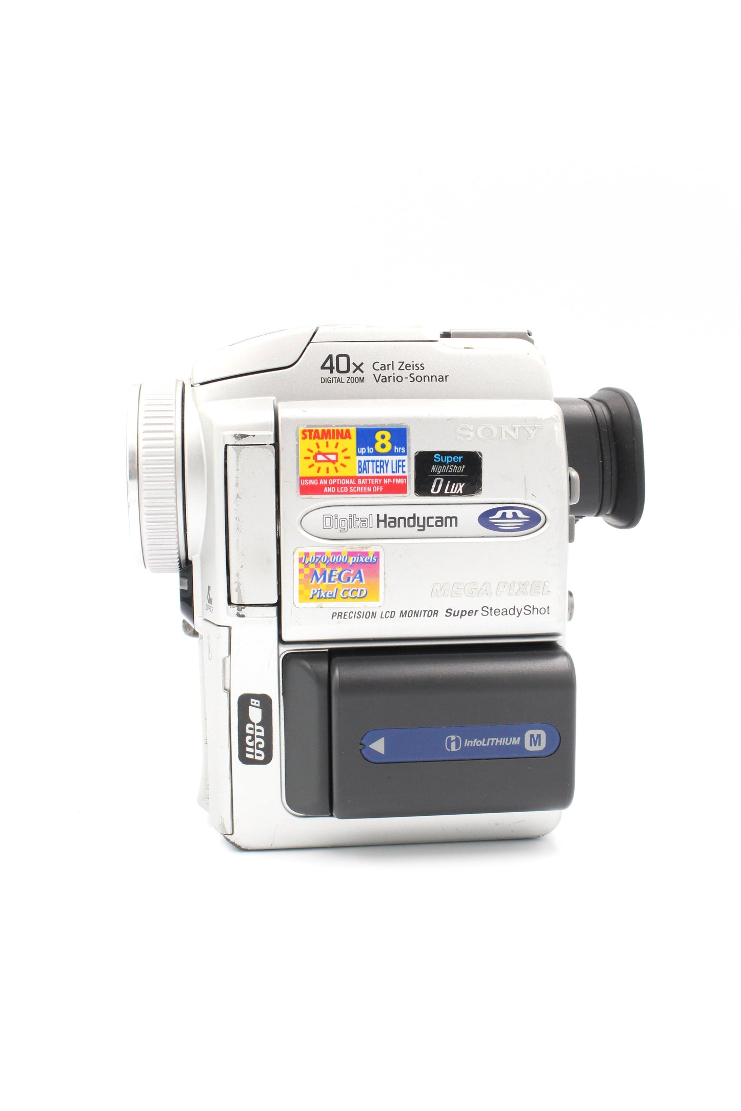 Sony DCR-PC110E MiniDV Digital Video Camcorder Camera PAL