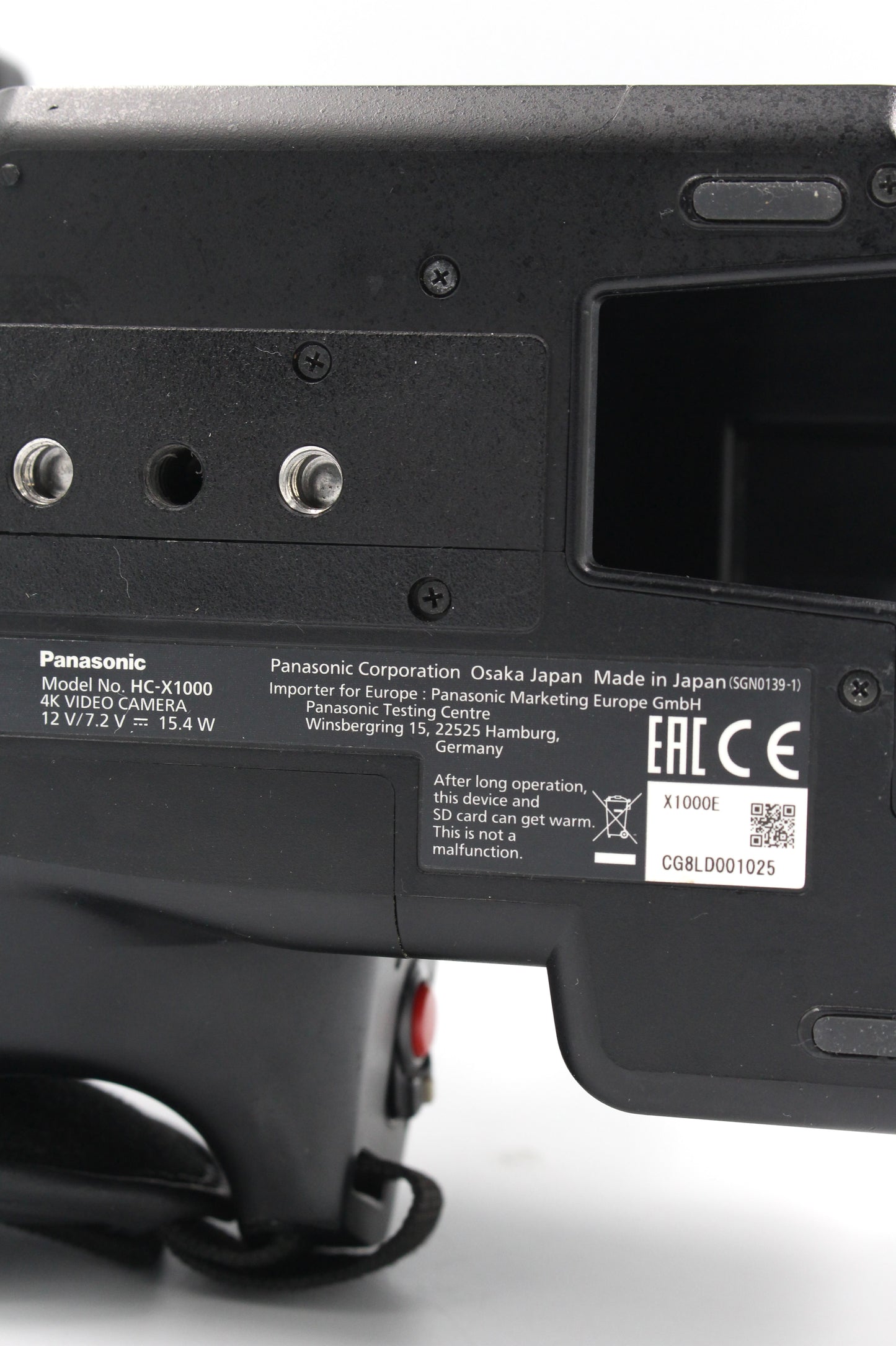 Panasonic HC-X1000 4K Digital Video Camera Camcorder