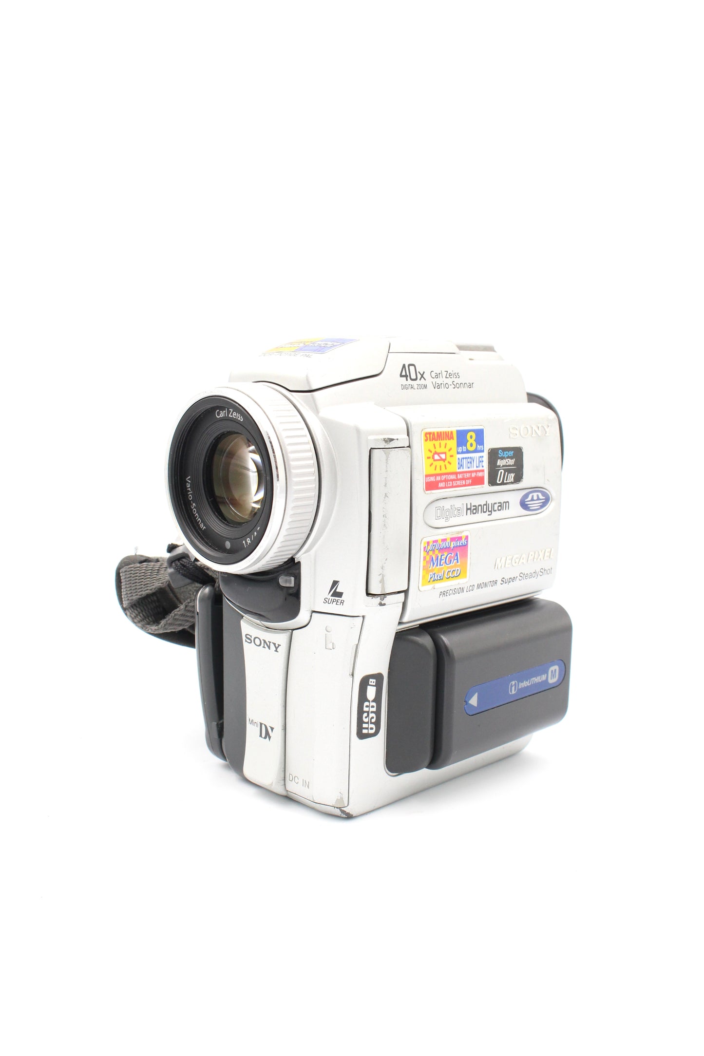 Sony DCR-PC110E MiniDV Digital Video Camcorder Camera PAL